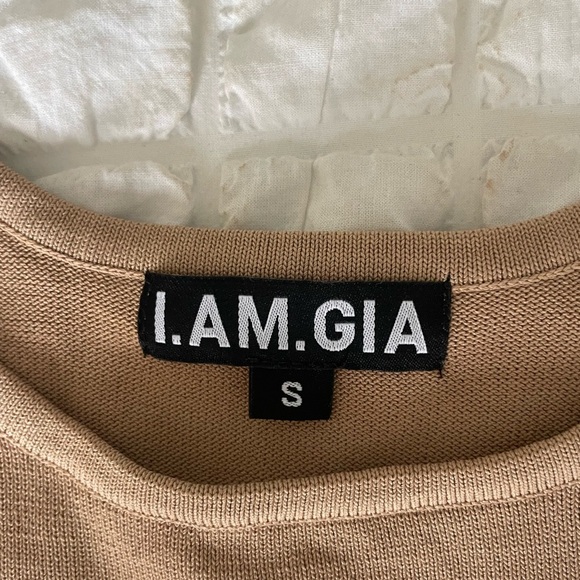 I.AM.GIA Tan Knit Top - Picture 4 of 9